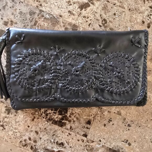 Jack Rogers “Lawn Party” Leather Clutch - Picture 16 of 16